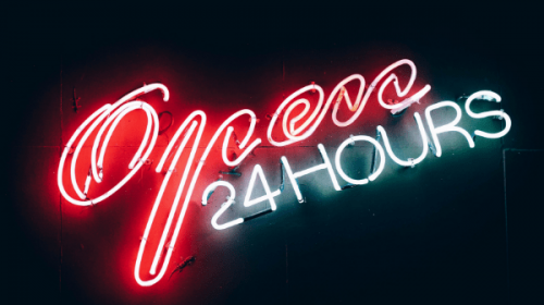 Open 24 hours