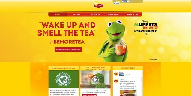 Lipton homepage Lipton homepage